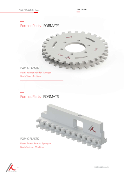 Catalogo di riempimento e finitura