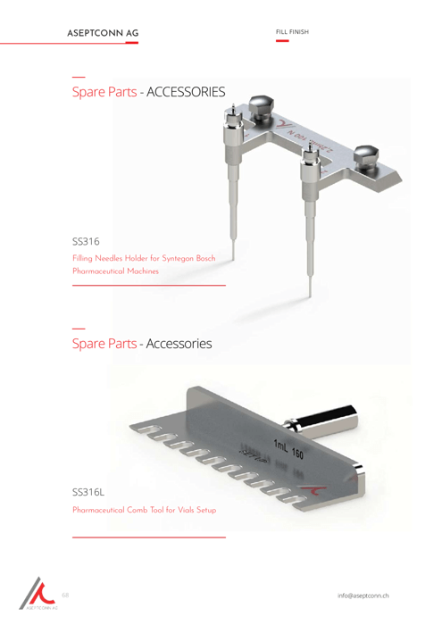 Katalog polnjenja in končne obdelave