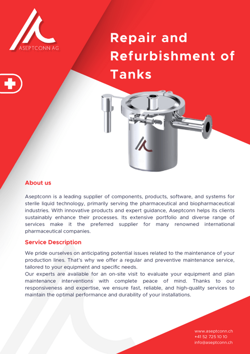 Repair and refurishment of tanks